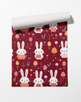 Playroom Wallpaper Fun Whimsical Bunny Wall Decor