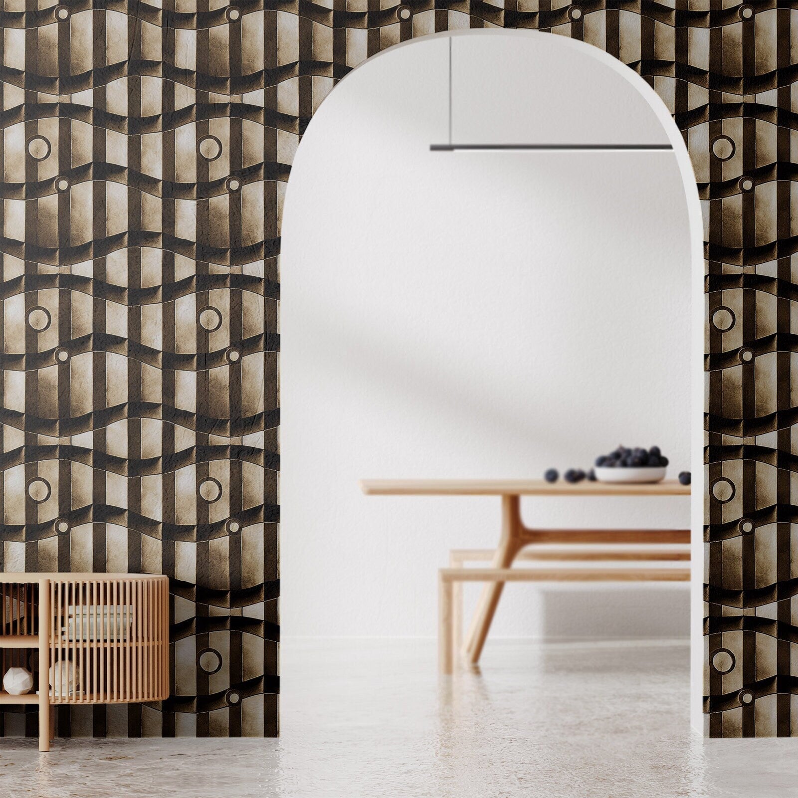 Art Deco Wallpaper Maximalist Luxury Wall Decor