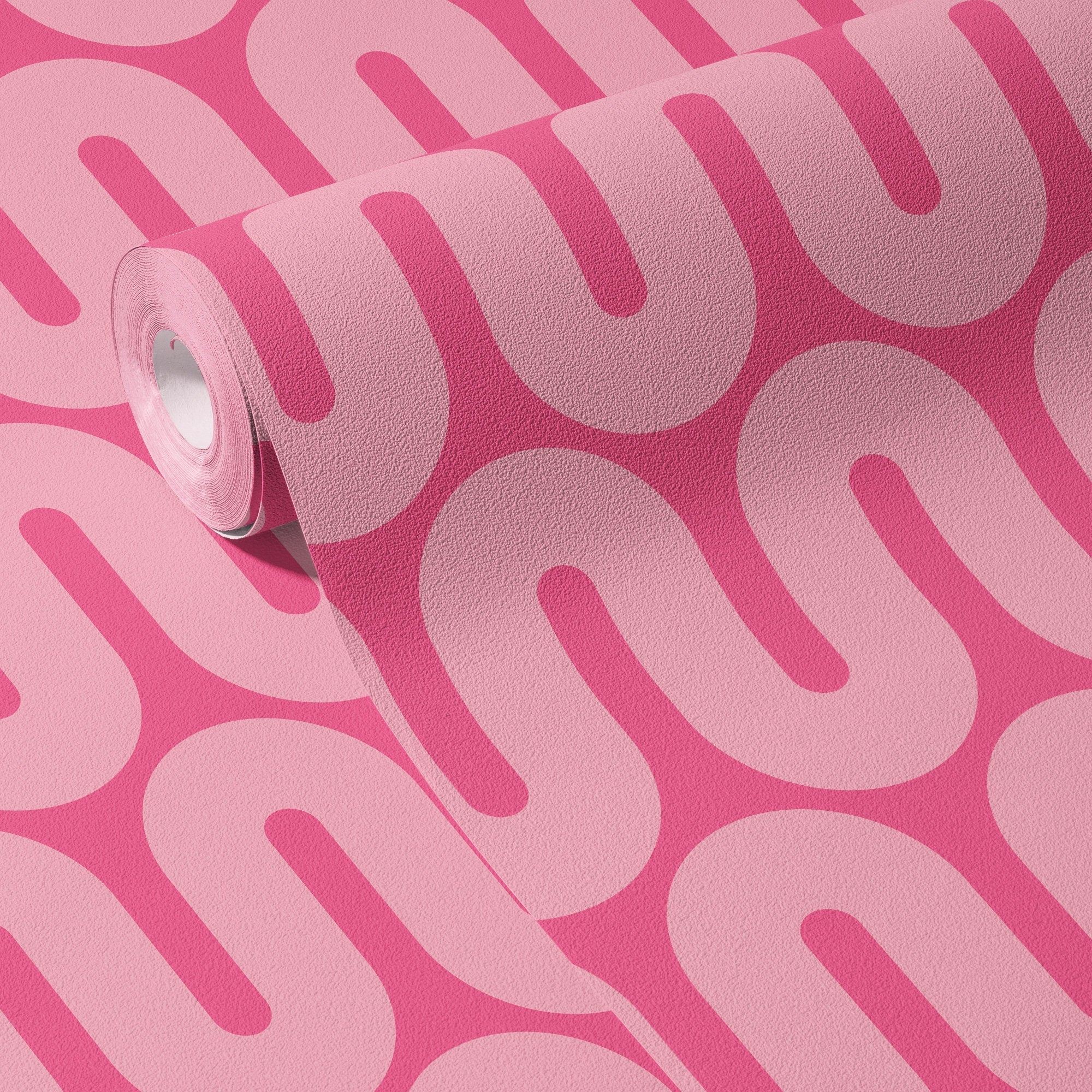 Pink Wallpaper Funky Colorful Luxury Wall Decor