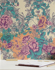 Toile Wallpaper Funky French Retro Wall Decor