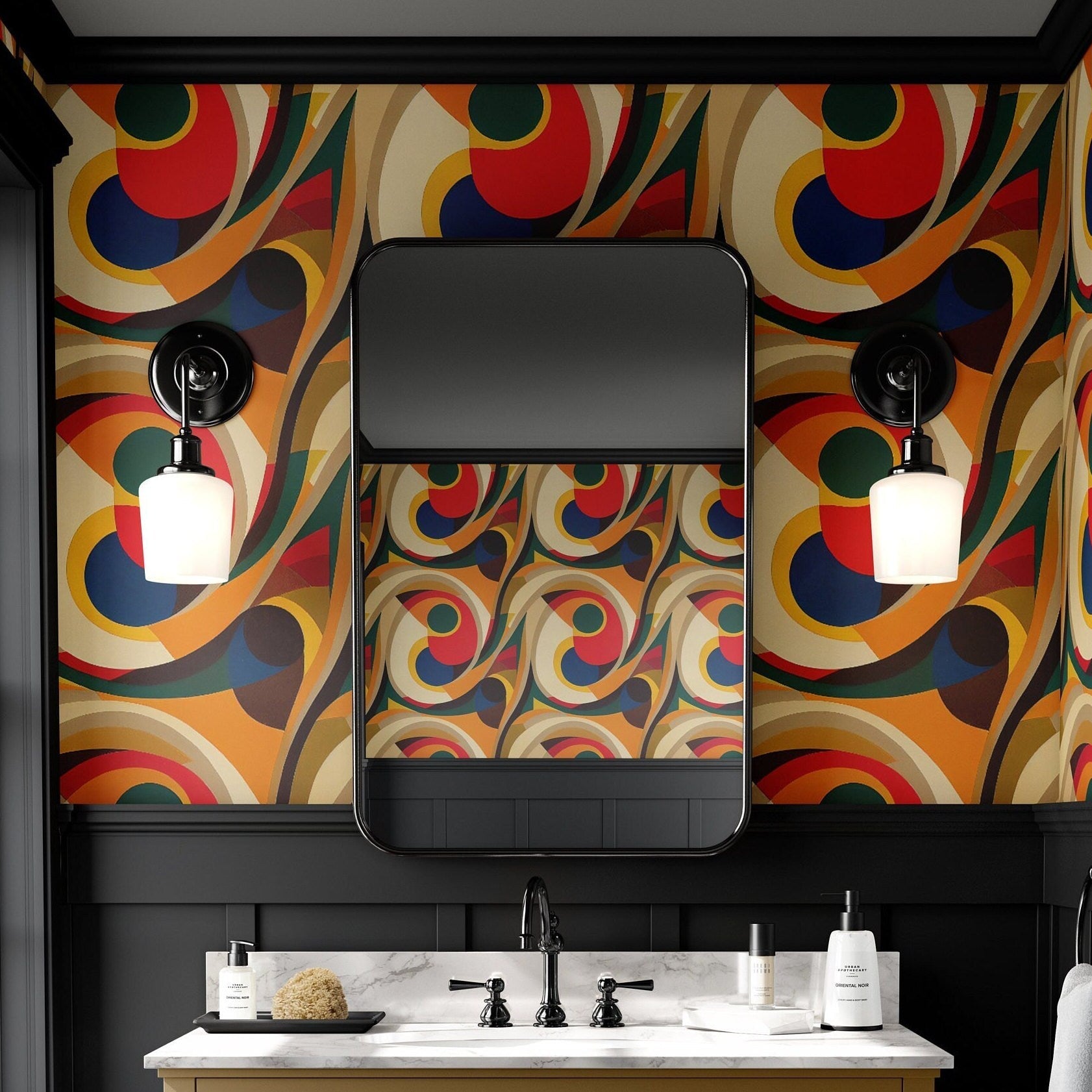 70s Wallpaper Groovy Funky Retro Wall Decor