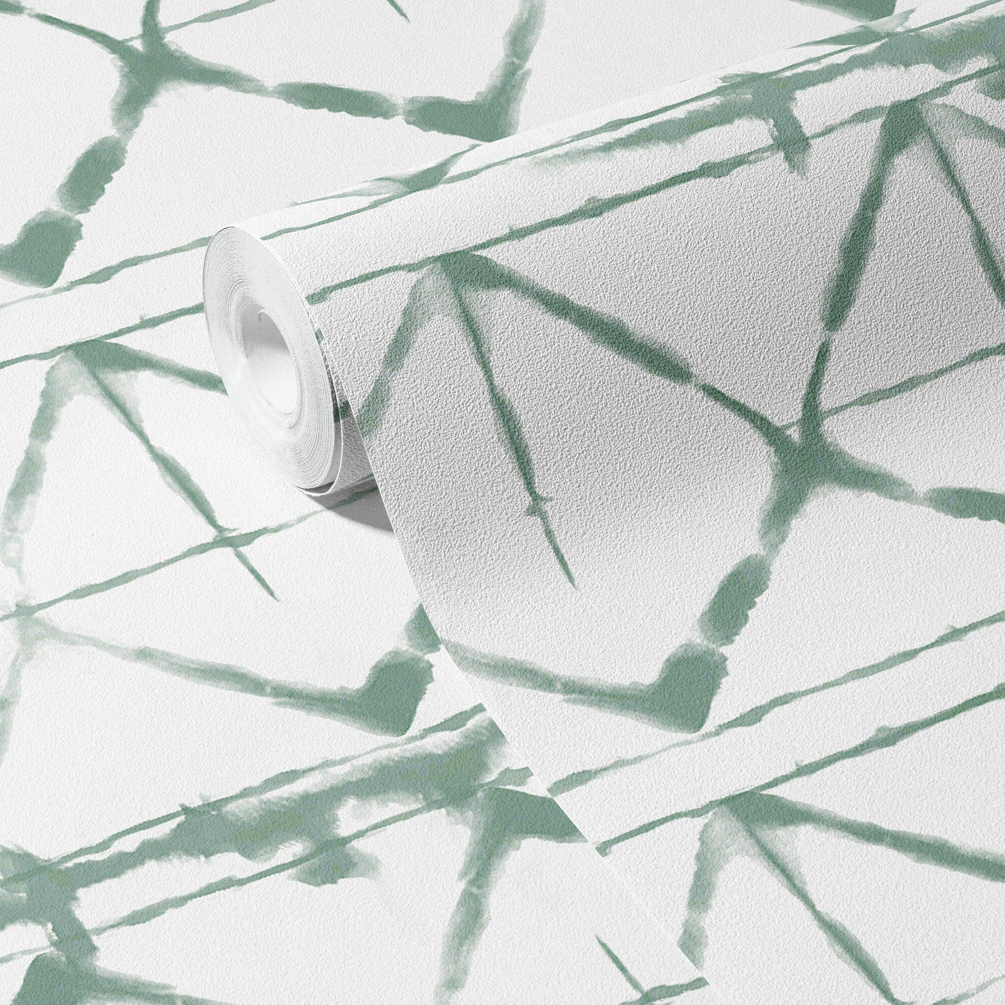 Japanese Wallpaper Shibori Watercolor Wall Decor
