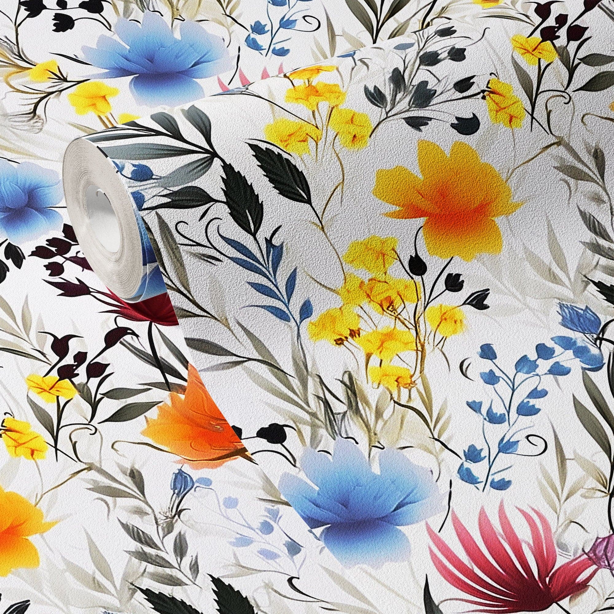 Floral Wallpaper Wildflower Luxury Wall Decor